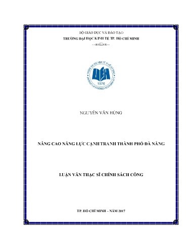 Luận văn Nâng cao năng lực cạnh tranh Thành phố Đà Nẵng