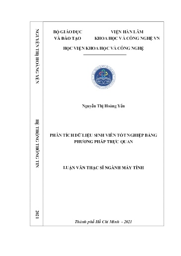 Luận văn Phân tích dữ liệu sinh viên tốt nghiệp bằng phương pháp trực quan